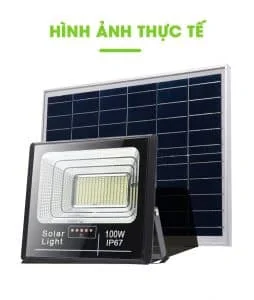 Đèn năng lượng mặt trời 100W